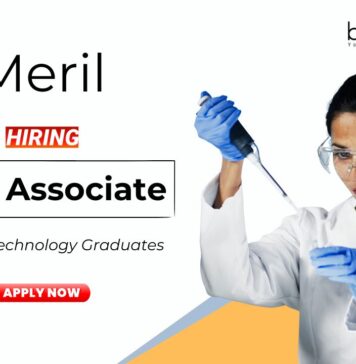 Biotechnology Jobs at Meril MSc Graduates Apply Now for the R&D Associate Position