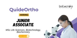 Biotechnology Jobs at QuidelOrtho MSc Graduates Apply Now for the Junior Associate Position