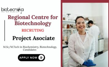 Biotechnology Jobs at RCB | Apply Now for Project Associate Position