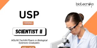 Biotechnology Jobs at USP MSc MTech Graduates Apply Now for the Scientist Position (1)