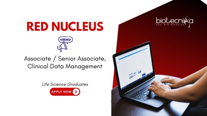 Clinical Data Management Opportunity at Red Nucleus. exposure to rare diseases or gene therapy data. Life Sciences Graduates Apply Now.