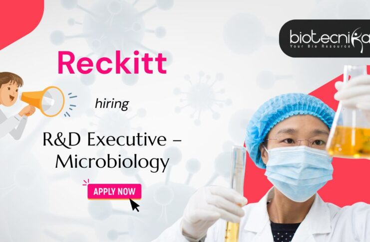 Reckitt R&D Executive – Microbiology hiring