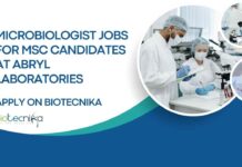 Microbiologist Jobs For MSc Candidates