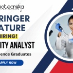 Life Science Job Opening - Quality Analyst Job at Springer Nature 