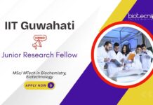 Biotechnology JRF Opportunity 2025 - Apply Now at IIT Guwahati!