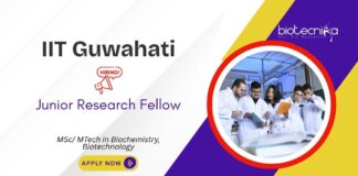 Biotechnology JRF Opportunity 2025 - Apply Now at IIT Guwahati!