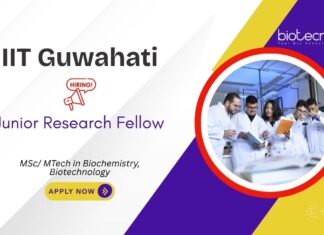Biotechnology JRF Opportunity 2025 - Apply Now at IIT Guwahati!