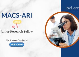 Life Sciences Candidates MACS-ARI Junior Research Fellow