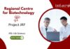 Project JRF Opportunity at RCB, Faridabad. MSc Life Sciences candidates, Apply Now. JRF vacancies 2025 in Research.