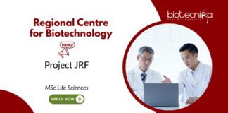 Project JRF Opportunity at RCB, Faridabad. MSc Life Sciences candidates, Apply Now. JRF vacancies 2025 in Research.
