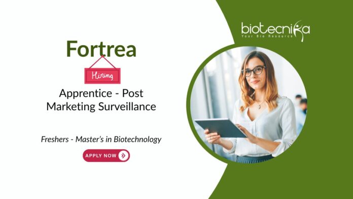 Freshers Biotechnology Apprentice Job at Fortrea, Pune. Apprentice Program in Post Marketing Surveillance. Apply Now
