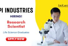 Research Scientist Role at PI Industries | Life Science Graduates Apply- Biotechnology R&D Jobs