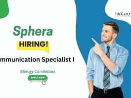 Biology Candidates Communication Specialist I Sphera
