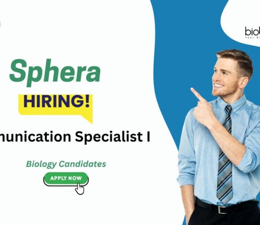 Biology Candidates Communication Specialist I Sphera