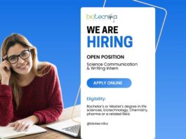 Science Communication & Writing Intern