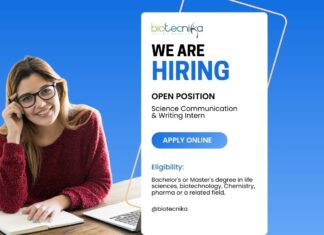 Science Communication & Writing Intern