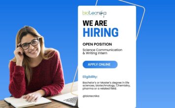Science Communication & Writing Intern