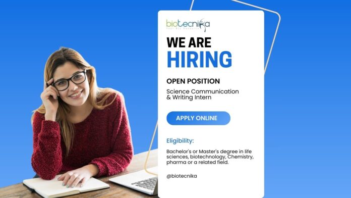 Science Communication & Writing Intern