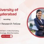 Junior Research Fellow University of Hyderabad M.Sc. / M.Tech. in Biochemistry, Biotechnology, Bioinformatics recruiting