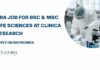 CRA Job For BSc & MSc Life Sciences