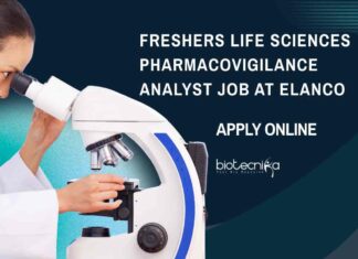 Freshers Jobs For MSc Life Sciences at Elanco