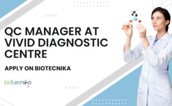 QC Manager at Vivid Diagnostic Centre