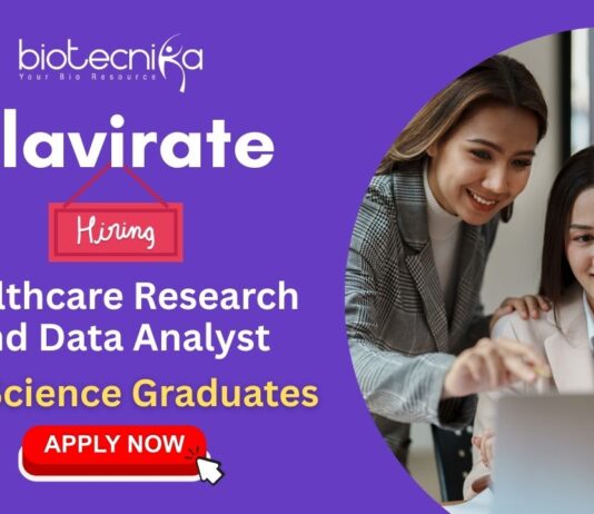Jobs For Life Science Graduates at Clavirate | Apply Now