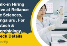 MSc Biotech & Microbiology Job Vacancies at Reliance Life Sciences