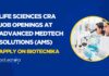 Life Sciences CRA Job Openings at Advanced MedTech Solutions (AMS)