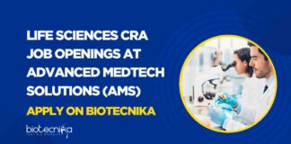 Life Sciences CRA Job Openings at Advanced MedTech Solutions (AMS)