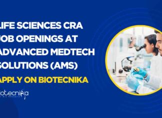 Life Sciences CRA Job Openings at Advanced MedTech Solutions (AMS)