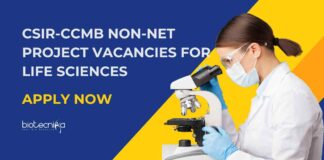 MSc Bioinformatics Jobs Latest CCMB - Apply Online