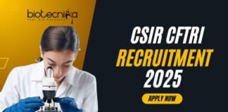 CSIR CFTRI Recruitment 2025 - Latest Food Science Jobs