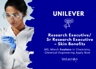  R&D Jobs at Unilever | Apply Now for Research Executive Role | MS/MTech Freshers Jobs
