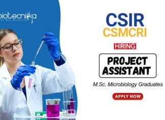 Copy of Biotechnology Jobs at CSMCRI MSc Graduates Apply Now for the Project Associate Position