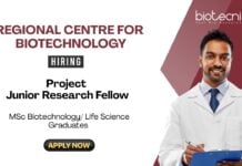 Research Jobs at RCB | MSc Life Science Graduates Apply Now For The JRF Role