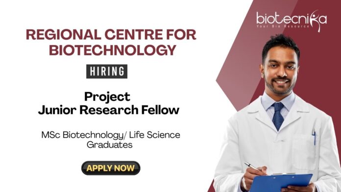 Research Jobs at RCB | MSc Life Science Graduates Apply Now For The JRF Role