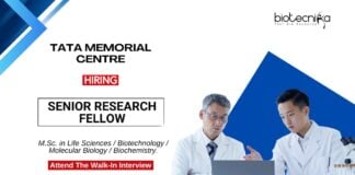Copy of Walk-In Interview for Project Research Scientist Position at Tata Memorial Centre