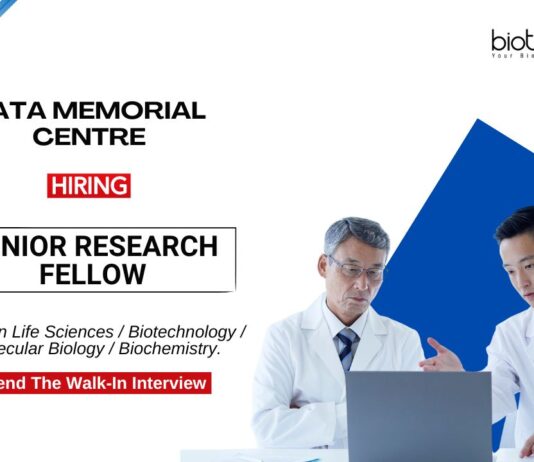 Copy of Walk-In Interview for Project Research Scientist Position at Tata Memorial Centre