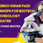 Govt DRDO-DIHAR Paid Internships For Biotech & Microbiology Candidates – Applications Invited DRDO-DIHAR Paid Internships For Biotech & Microbiology Candidates - Applications Invited