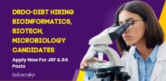 MSc Bioinformatics Govt Jobs at DRDO-DIBT