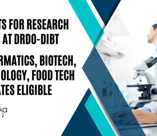 Govt MSc Bioinformatics Job Openings at DRDO-DIBT