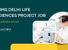MSc Life Science Project Jobs at AIIMS Delhi