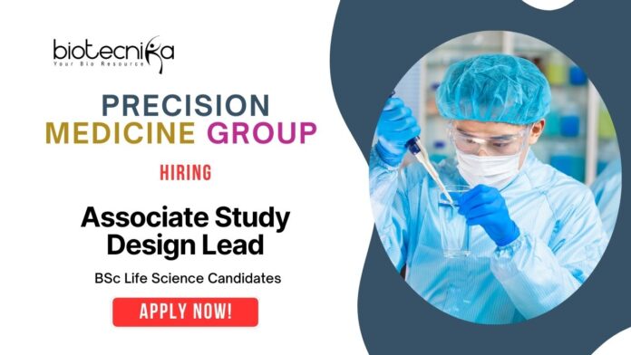 Data Analysis Jobs at Precision Medicine Group | BSc Life Science Candidates Apply Now