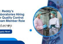 Dr. Reddy’s Laboratories Jobs l Apply Now for Quality Control Team Member Role Dr. Reddy’s Laboratories Jobs l Apply Now for Quality Control Team Member Role