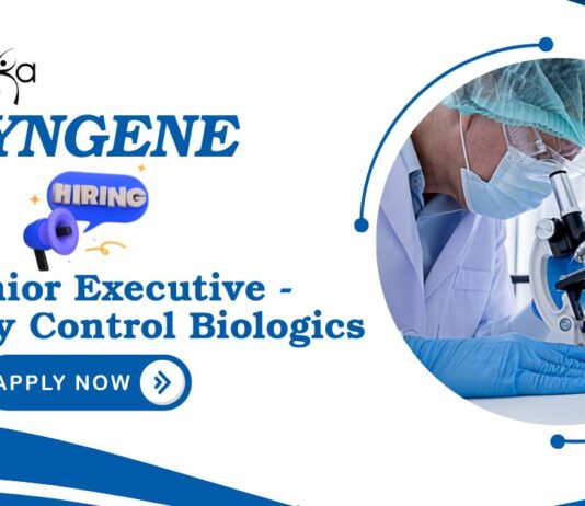 Entry-Level Jobs at Syngene | Apply Now For The Junior Executive - Quality Control Biologics Role