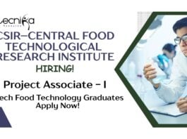 Food Technology Jobs at CSIR-CFTRI | Apply Now For The Project Associate Role