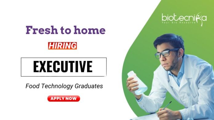 Food Technology Jobs at Fresh To Home Apply Now for the Executive Role  (1)