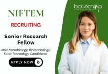 Food Technology Jobs at NIFTEM Apply Now for Senior Research Fellow Position
