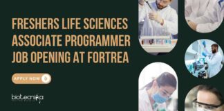 Freshers Life Science Vacancies Latest For Associate Programmer Job Opening at Fortrea - Apply Online